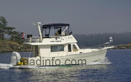 Mainship 34 Trawler anmeldelser og tekniske specifikationer